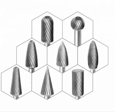 O carboneto de tungstênio giratório esmerila Deburring