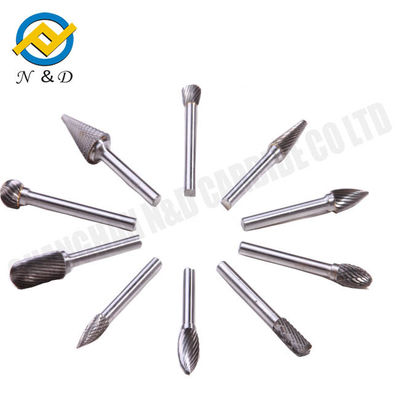 o carboneto de tungstênio de 6.35mm esmerila o carboneto contínuo Burs da pata