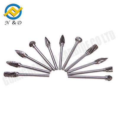 Carboneto cortado dobro Burr Set giratório do ODM do OEM
